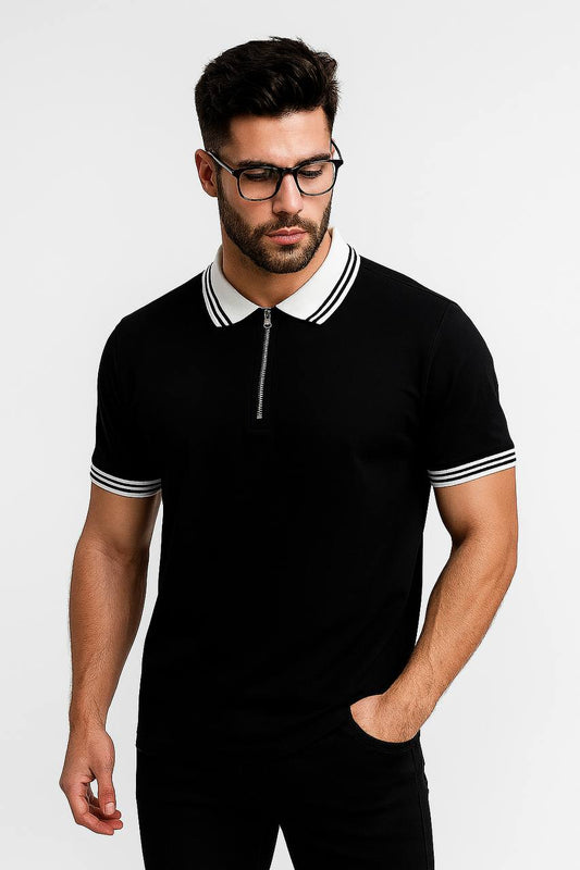 PACK 3 POLO ZIPPEE HAUTE QUALITE